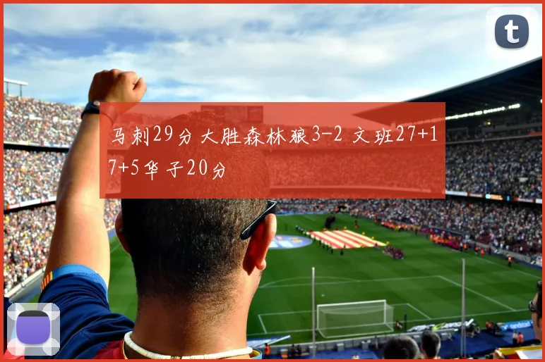 马刺29分大胜森林狼3-2 文班27+17+5华子20分
